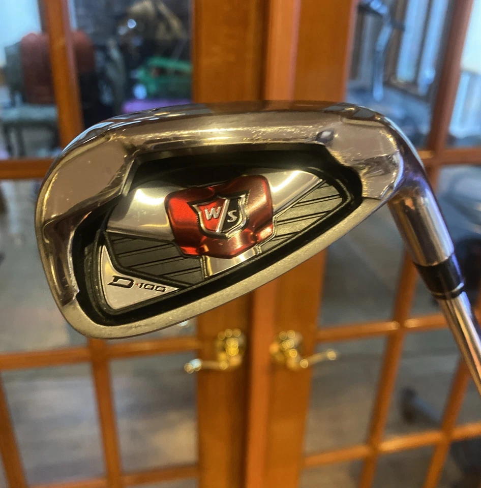 Juego de hierro de golf Wilson Staff D-100 4-PW con ejes Uniflex de acero casi como nuevo diestro Foto 4 de 4