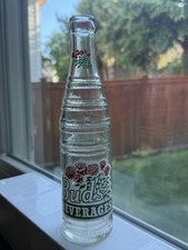 BUDS BEVERAGES ACL SODA BOTTLE KALISPELL MONTANA 7UP SEVEN UP BOTTLING ROSES