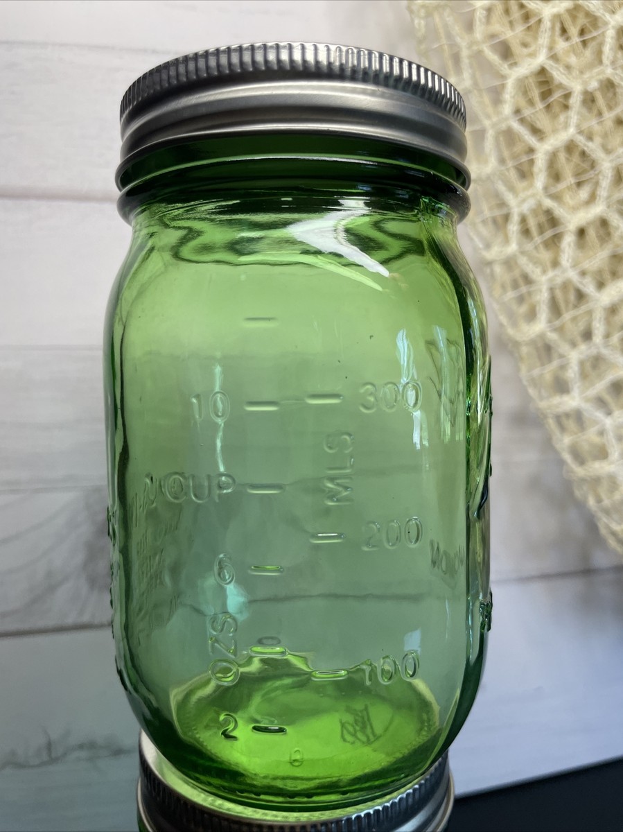 NEW Ball Perfection Green 12 oz Mason Jar 1913-1915 100 Yrs Of