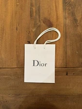 DIOR Authentic Paper Gift Shopping Bag Small 7.5 X 6 X 3