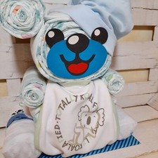 ♥ WINDELBÄR - FÜR JUNGEN ♥ Nachwuchs bekommen, Windeltorte, Babyparty Geschenke