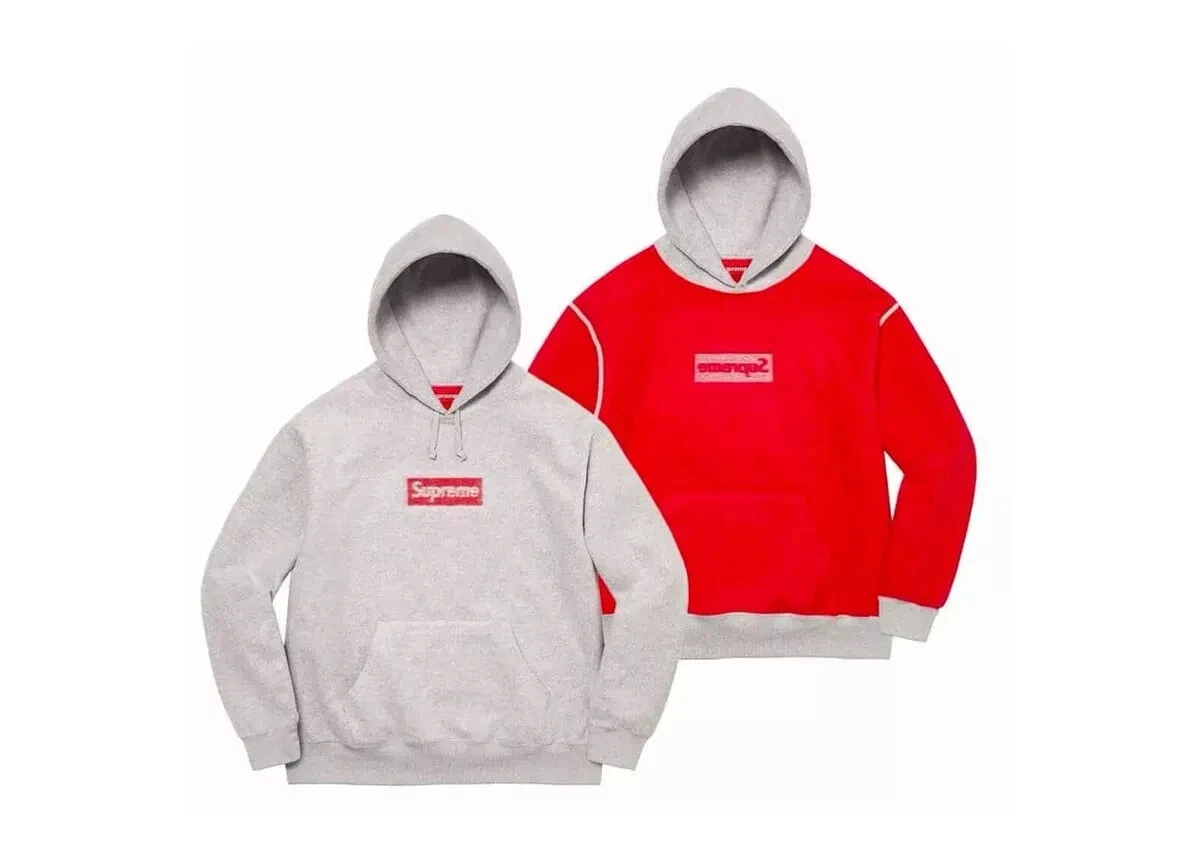 Felpa con cappuccio Supreme Inside Out Box Logo SS23 Taglia S Nuova