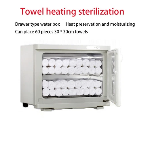 High Temp Wet Towel Heating Cabinet 18L Beauty Salon Barber Shop Sterilizer - Picture 2 of 24