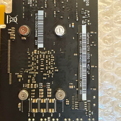 MSI GeForce GTX 1050 Ti 4GT LP Graphics Board GDDR5 VD6238 PCI from Japan - 第 3/4 張圖片