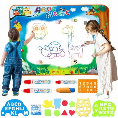 meland large water doodle mat