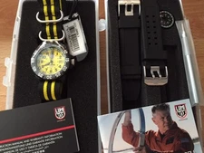 Luminox Scott Cassell Special Edition Dive Set Yellow Dial Carbon & Night Vision