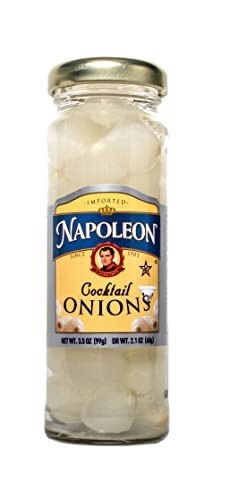 Cebollas de cóctel importadas Napoleón 4 frascos de vidrio pequeños nuevo WT. 3,2 oz. - Imagen 2 de 10