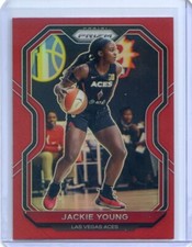 2021 Panini Prizm WNBA JACKIE YOUNG #47 RED PRIZM #286/299 ACES