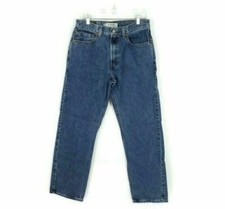 Vintage Levi's 550 Medium Wash Relaxed Fit Tapered Leg Denim Jean Mens 31x31.5