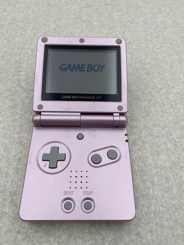 Nintendo Game Boy Advance SP Pearl White With charger Confirmed Operation