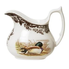 Spode Woodland Creamer with Mallard Motif | 8 Oz Microwave and Dishwasher Safe