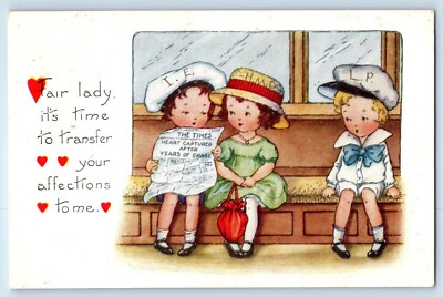 Children Hearts Fair Lady It's Time To Transfer Your Affection To Me Postcard