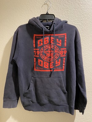 obey blue sweatshirt