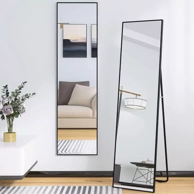 Full length mirror standing deals