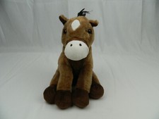 Dan Dee Collector's Choice Brown Horse Pony Black Mane Plush Stuffed Animal 10"