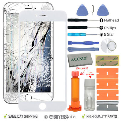 APPLE IPHONE 8 PLUS Outer Front Glass Screen Lens Replacement Repair ...
