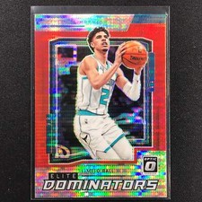 2021-22 Donruss Optic LAMELO BALL Elite Dominators Red Pulsar #8