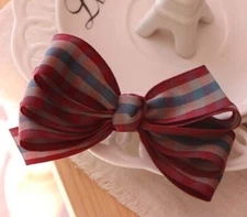 Ribbon bow hairgrips barrette clip accessories hairpins south korea hairbow