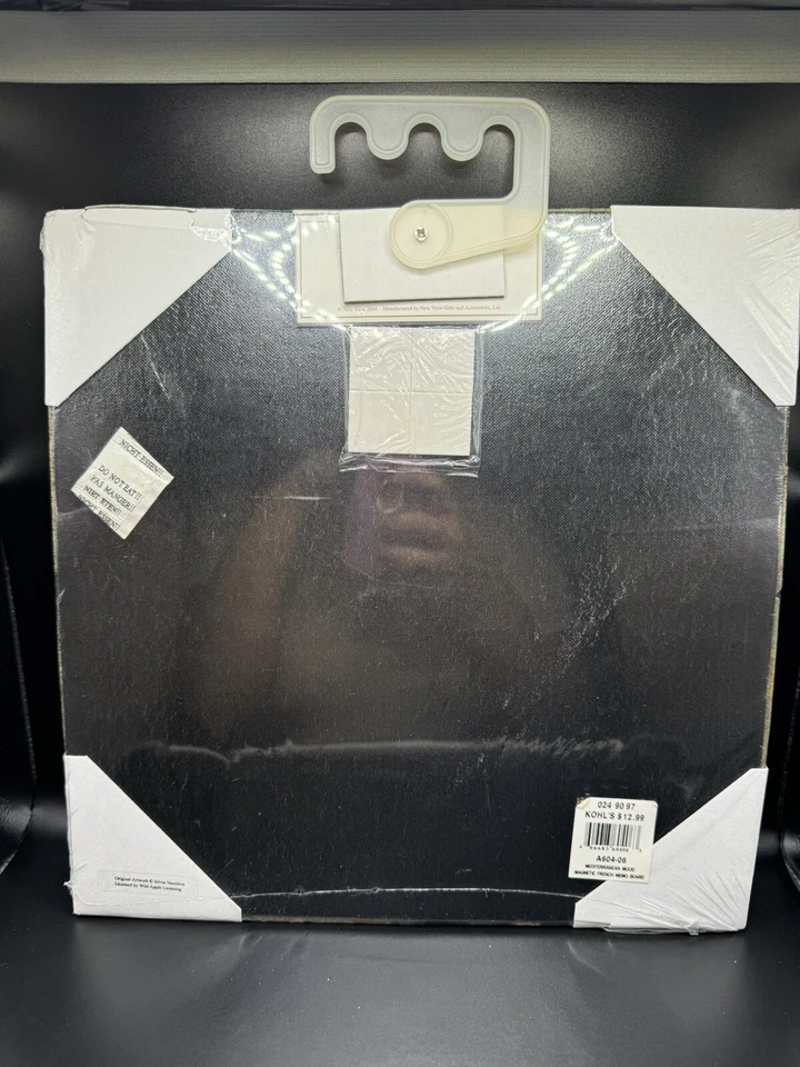 NEW VIEW The Refrigerator Magnet French Memo Board Wine Tasting Vintage Style - Image 3 of 4