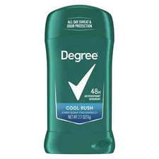 Degree Men 48 hr. Antiperspirant Deodorant Cool Rush 2.7 oz. Stick - 6 pack