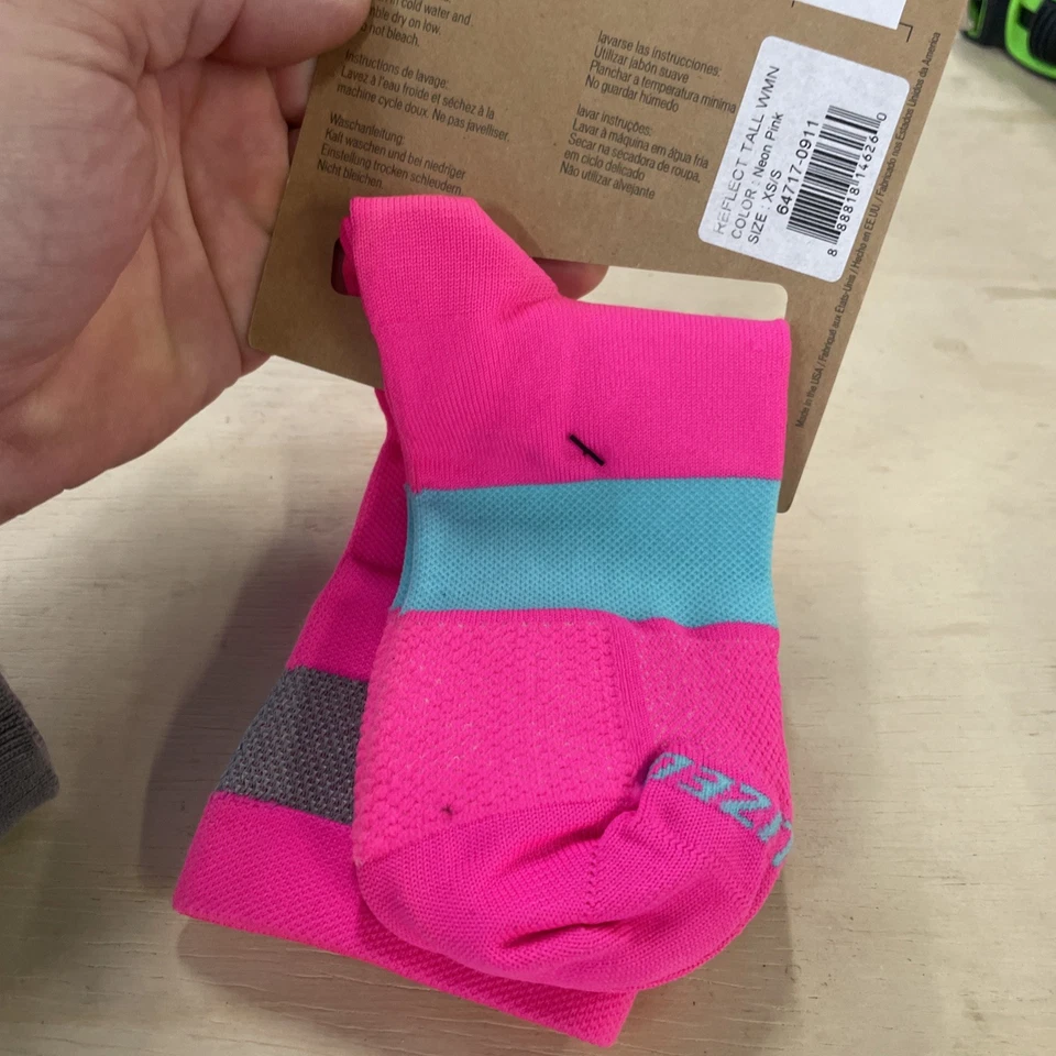 Calcetines de ciclismo Specialized Reflect altos XS/S nuevos rosas Foto 2 de 4
