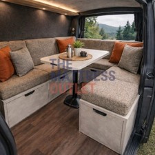 custom cushion seating static , campervans , caravans , motorhome full foam uk