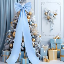 Christmas Giant Bow Decoration Big Bows for Backdrop Room Decor 75x18 Inch De...