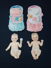 Vintage 1940s Tommy & Sue Paper Dolls With Outfits & Accessories 