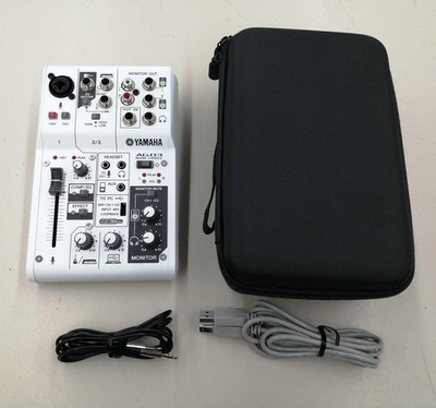 Yamaha AG03 Audio Interface USB Mixer Compact Ready to Use Pro Level
