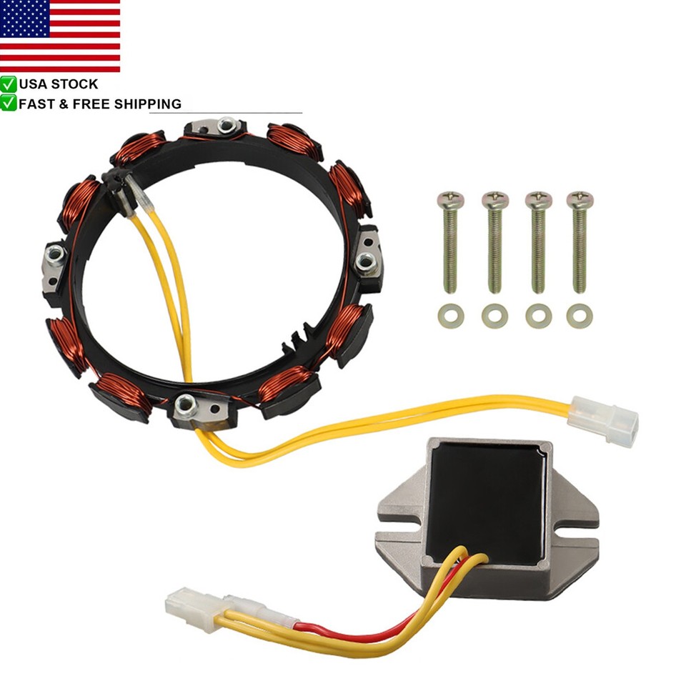 10/16 Amp Regulated Fit Briggs And Stratton Stator/Alternator - Foto 8