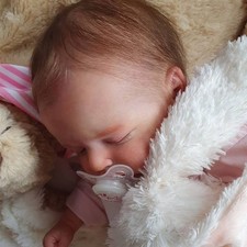 20in/49cm Soft Vinyl Body Doll Reborn Baby Dolls Newborn Doll Lifelike Gifts