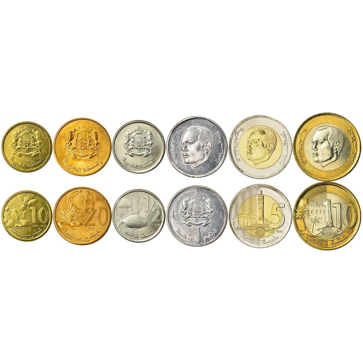 曾流通未经认证摩洛哥硬币| eBay