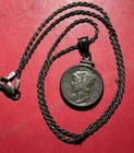 1930S Mercury SILVER Dime! Choice VF! Lower Mintage w/.925 Sterling SILVER Chain