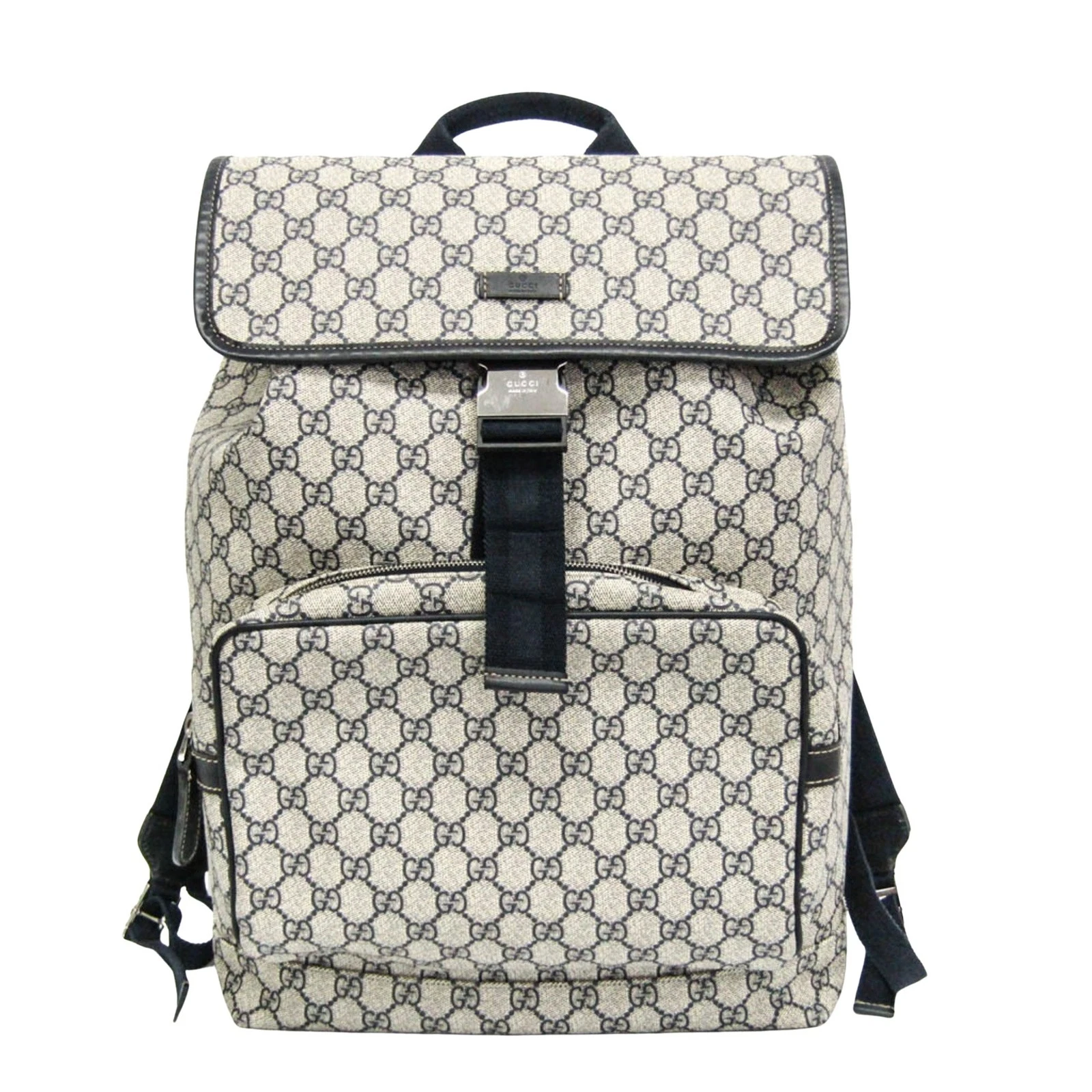 Sac à dos Gucci Gg Supreme beige toile authentique