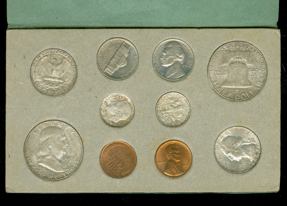 1952 ORIGINAL US DOUBLE MINT SET IN ORIGINAL ENVELOPE GORGEOUS TONING UNTOUCHED. - Image 2 of 4
