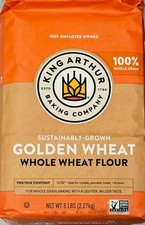King Arthur Golden Whole Wheat Flour 5 LB former Stone-Ground White 