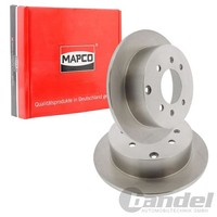 2X Mapco Bremsscheiben 262Mm Voll Hinten Passend FüR Hyundai Matrix Sonata KIA M