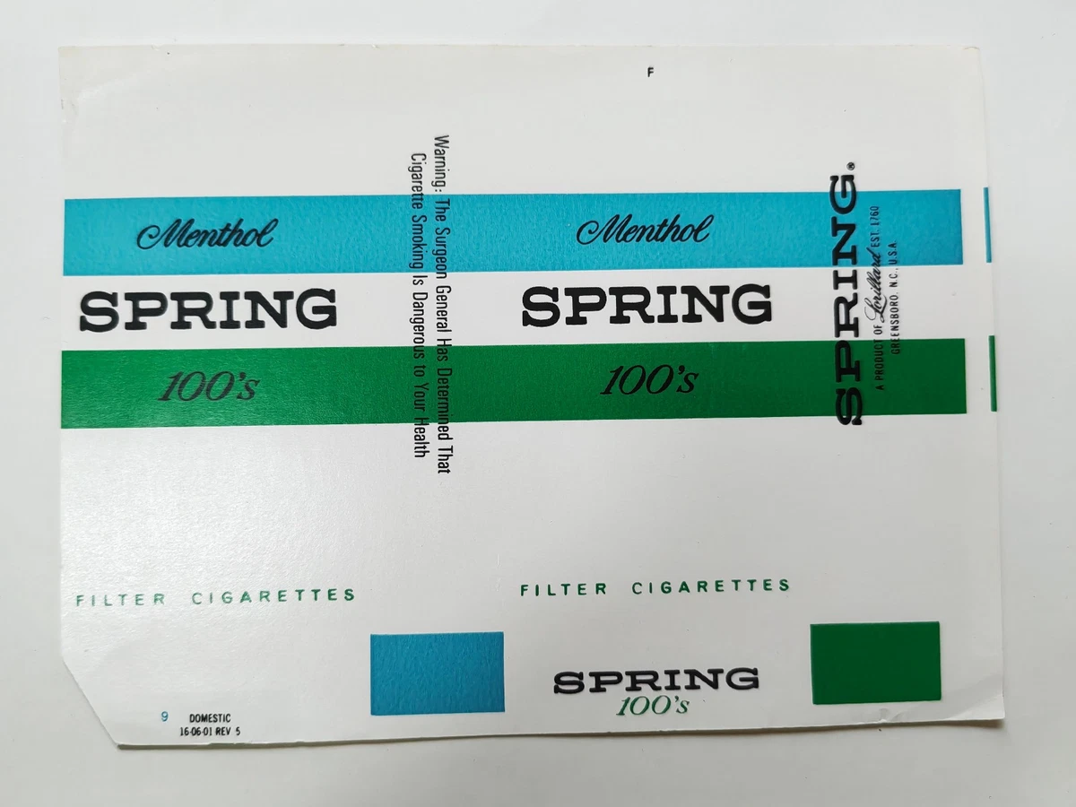 spring water cigarette Spring Collectible Tobacco Cigarettes for sale