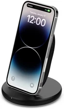Quick Charge Wireless Charging Stand - 15W Qi-Certified Charger Stand for Iphone