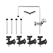 Meinl Percussion Drum Set Microphone Clamp Pack for Kick  Snare  Toms and