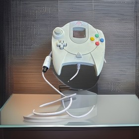 SEGA Dreamcast Controller HKT-7700 OEM  White w/ VMU & vibration pack. 