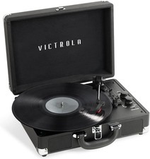 Victrola Journey Portable Record Player Suitcase 5.0 Bluetooth VSC-400SB BLK