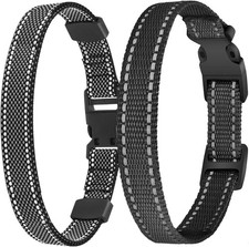 2-Pack Shock Collar Straps   Adjustable Nylon Bands for Dog Training E-Collar...