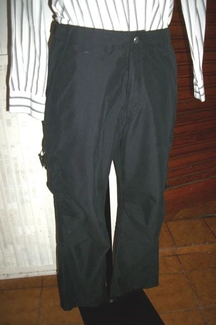 Pantalon polyester noir The No Fear Evolution S 40 multi poches taille réglable - Photo 1/4