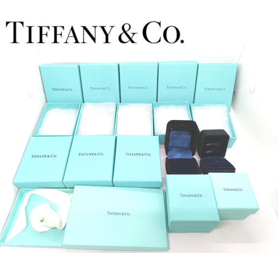 Tiffany Blue Storage Box Travel Pouch Shopping Bag Lot 11 Pieces