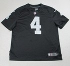 Las Vegas Raiders Derek Carr Football Jersey Mens XL Black NFL Nike On Field