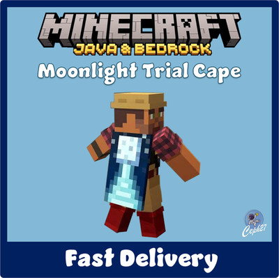 Minecraft - Moonlight Trial Cape - Bedrock&Java - All Platforms