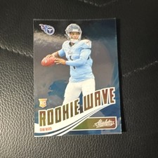 2025 Panini Absolute Cam Ward Tennessee Titans Rookie Wave Insert #RW-CWD