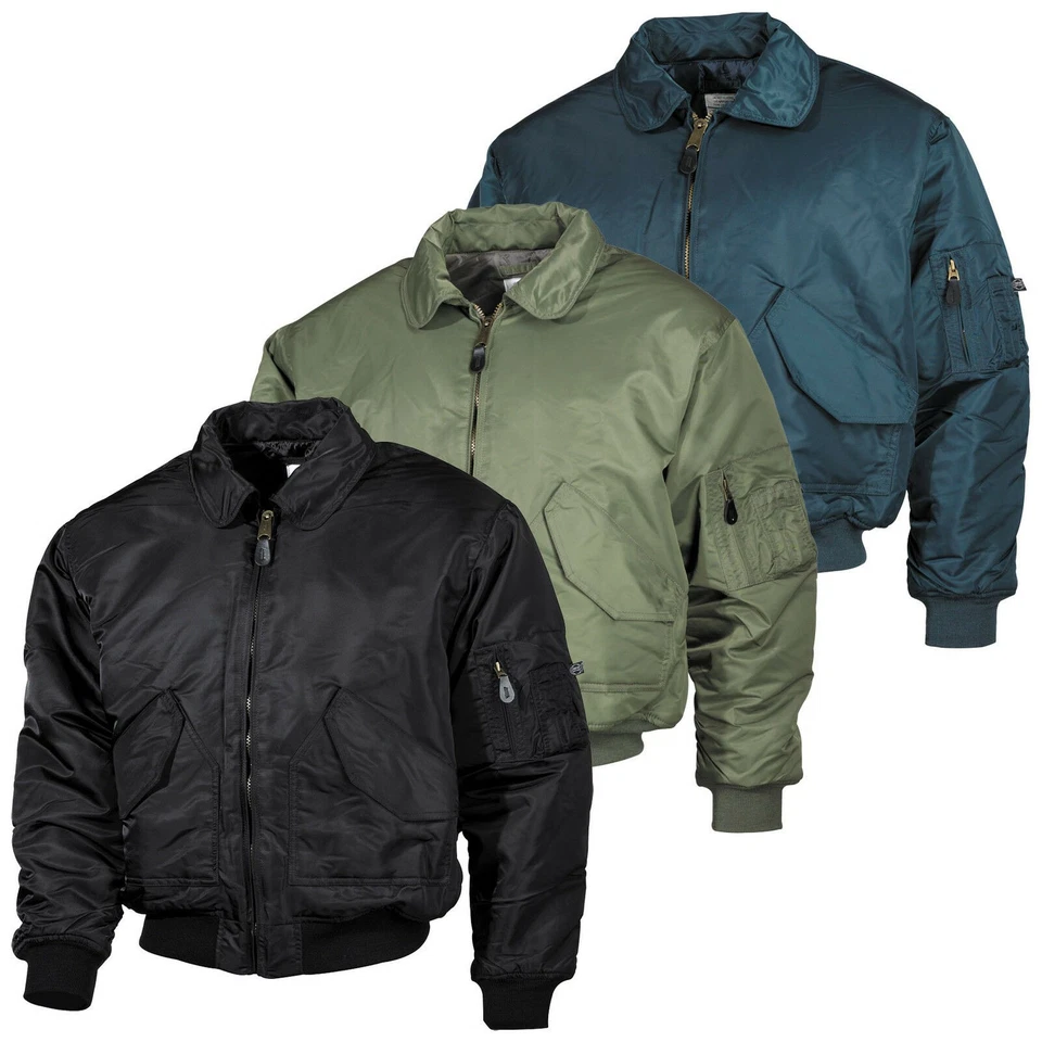 CWU Fliegerjacke S-5XL US Pilotenjacke Bomberjacke Army Blouson Airforce Jacke - Bild 1 von 1