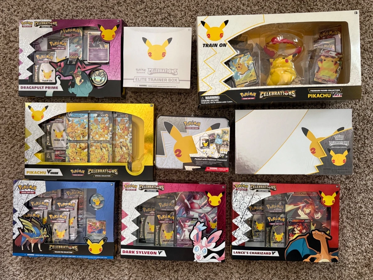Preços baixos em Pokémon TCG 25th Anniversary Booster Caixas